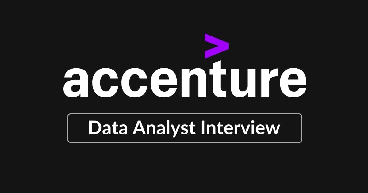 Accenture Data Analyst Interview